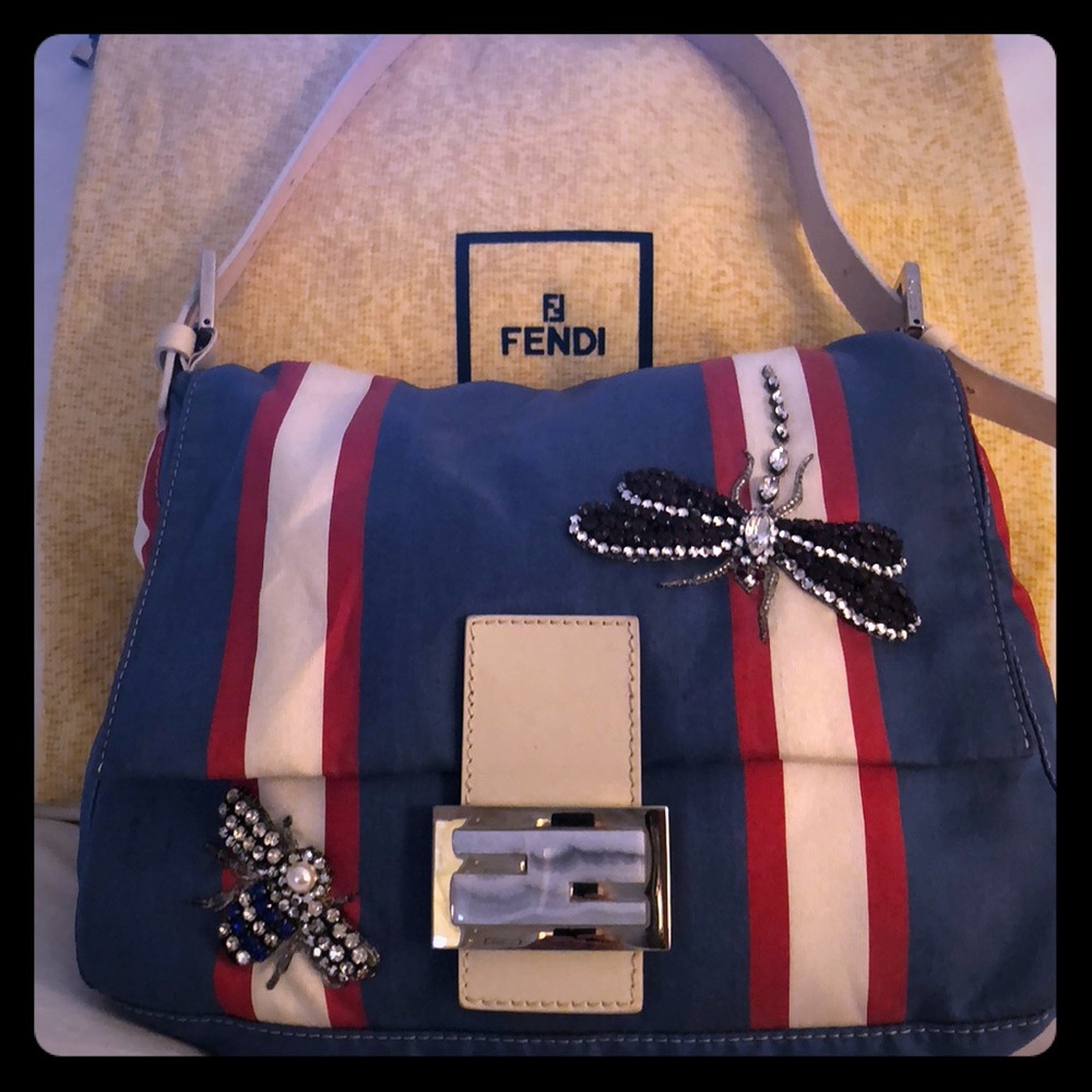 Fendi Embellished Handbag